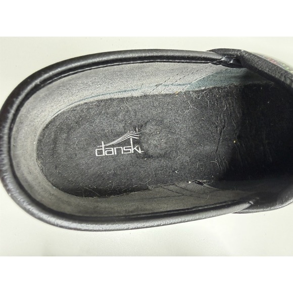Dansko XP Slip On Clog Prism Black Leather Size 41 EU 10.5-11 US - Picture 9 of 11